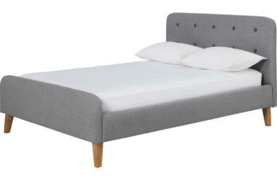 Hygena Ashby Kingsize Bed Frame - Grey.